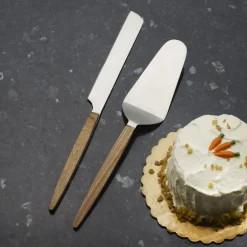Towle® Living Acacia Wood Handle Cake Knife- Cake Knives And Servers