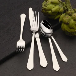 Gourmet Basics® Almond 20 Piece Flatware Set, Service for 4- Sets