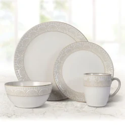 Pfaltzgraff® Amelia 16 Piece Dinnerware Set, Service for 4- Dinnerware Service For 4