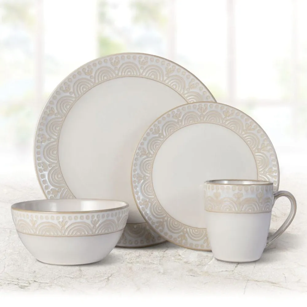 Pfaltzgraff® Amelia 16 Piece Dinnerware Set, Service for 4- Dinnerware Service For 4