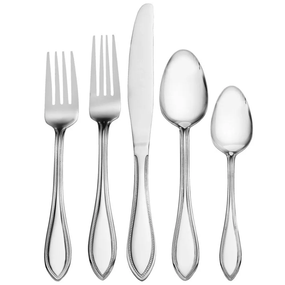 Pfaltzgraff® American Bead 61 Piece Flatware Set, Service for 8- Sets