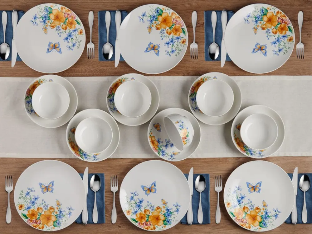 Studio Nova Anna 18 Piece Dinnerware Set, Service for 6- Dinnerware Service For 6