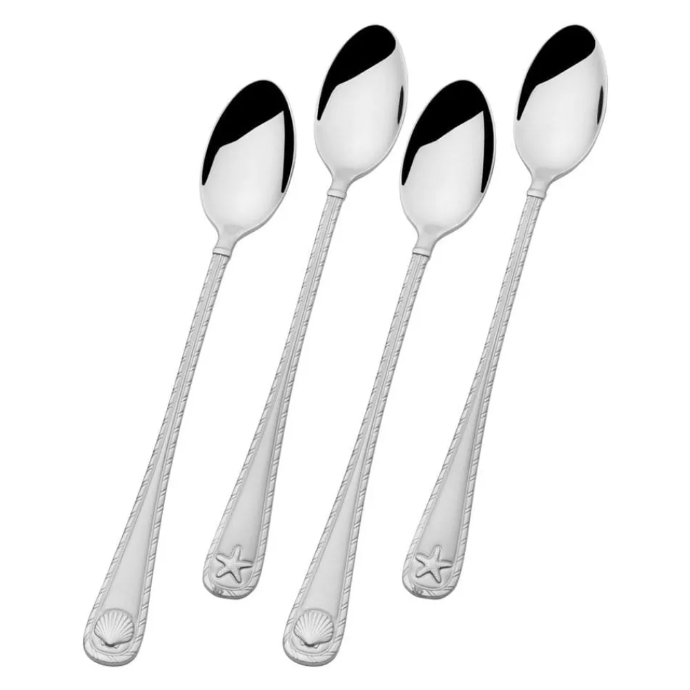 Towle® Everyday Antigua Frost Set of 4 Iced Beverage Spoons- Openstock|Sets