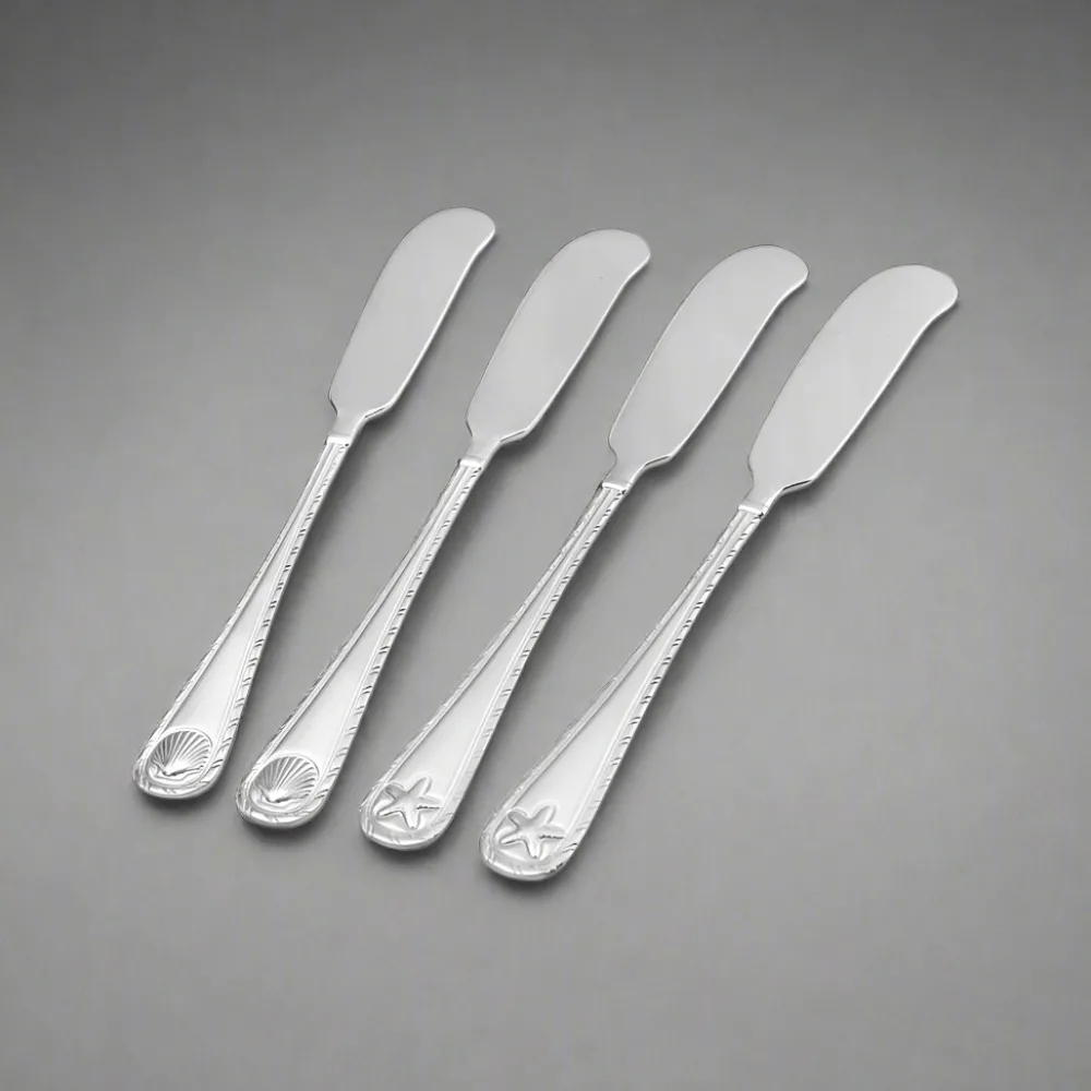 Towle® Everyday Antigua Frost Set of 4 Spreaders- Openstock