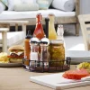 Pfaltzgraff® Anvil Cage Condiment Caddy- Fruit And Storage Baskets|Buffet Caddies