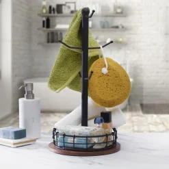 Pfaltzgraff® Anvil Cage Mug Tree- Fruit And Storage Baskets
