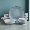 Pfaltzgraff® Arlie Blue 12 Piece Dinnerware Set, Service for 4- Dinnerware Service For 4