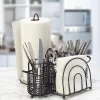 Gourmet Basics® Art Deco Hostess Buffet Storage Caddy- Flatware Caddies|Fruit And Storage Baskets