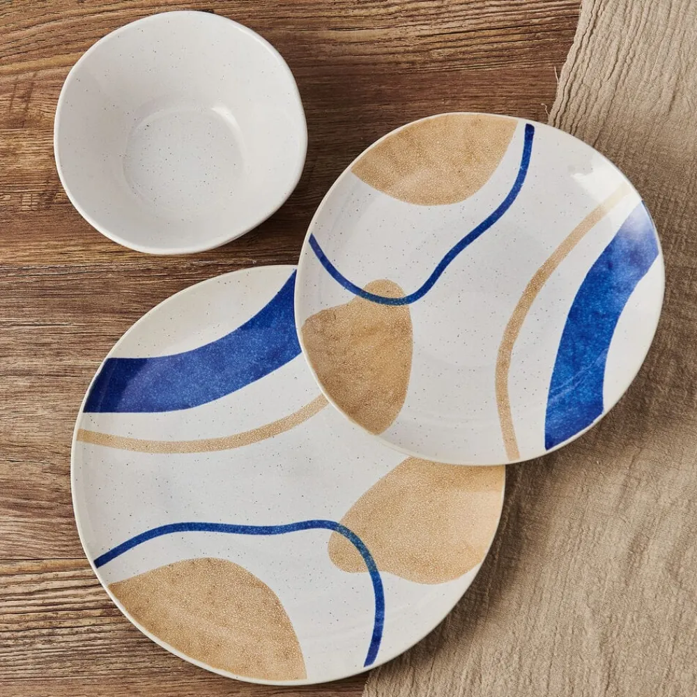 Pfaltzgraff® Artful Circles 12 Piece Set, Service for 4- Dinnerware Service For 4