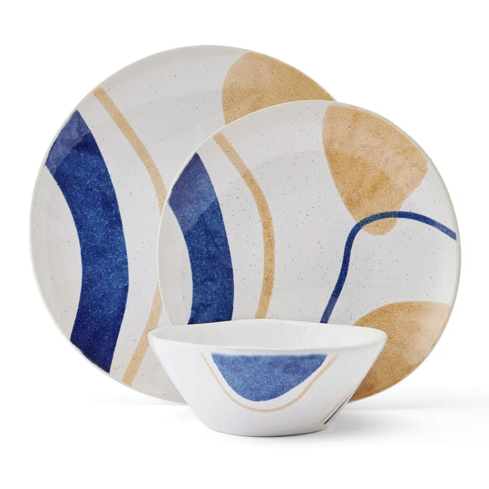 Pfaltzgraff® Artful Circles 12 Piece Set, Service for 4- Dinnerware Service For 4