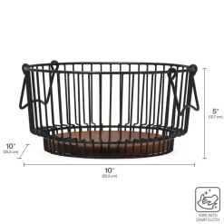 Gourmet Basics® Ashford Centerpiece Fruit Storage Basket- Decor|Fruit And Storage Baskets