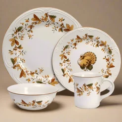 Pfaltzgraff® Autumn Berry Dinnerware Set- Dinnerware Service For 8|Dinnerware Service For 4