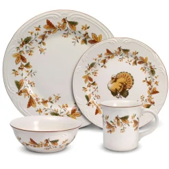 Pfaltzgraff® Autumn Berry Dinnerware Set- Dinnerware Service For 8|Dinnerware Service For 4