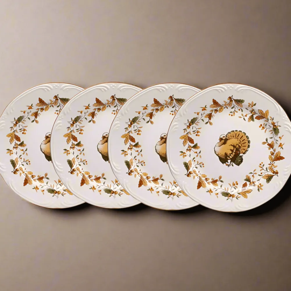 Pfaltzgraff® Autumn Berry Set of 4 Turkey Salad Plates- Salad Plates