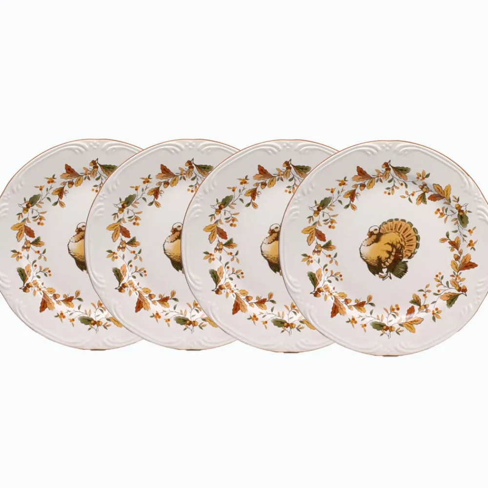 Pfaltzgraff® Autumn Berry Set of 4 Turkey Salad Plates- Salad Plates