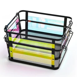Gourmet Basics® Ava Iridescent Stackable Storage Basket- Fruit And Storage Baskets