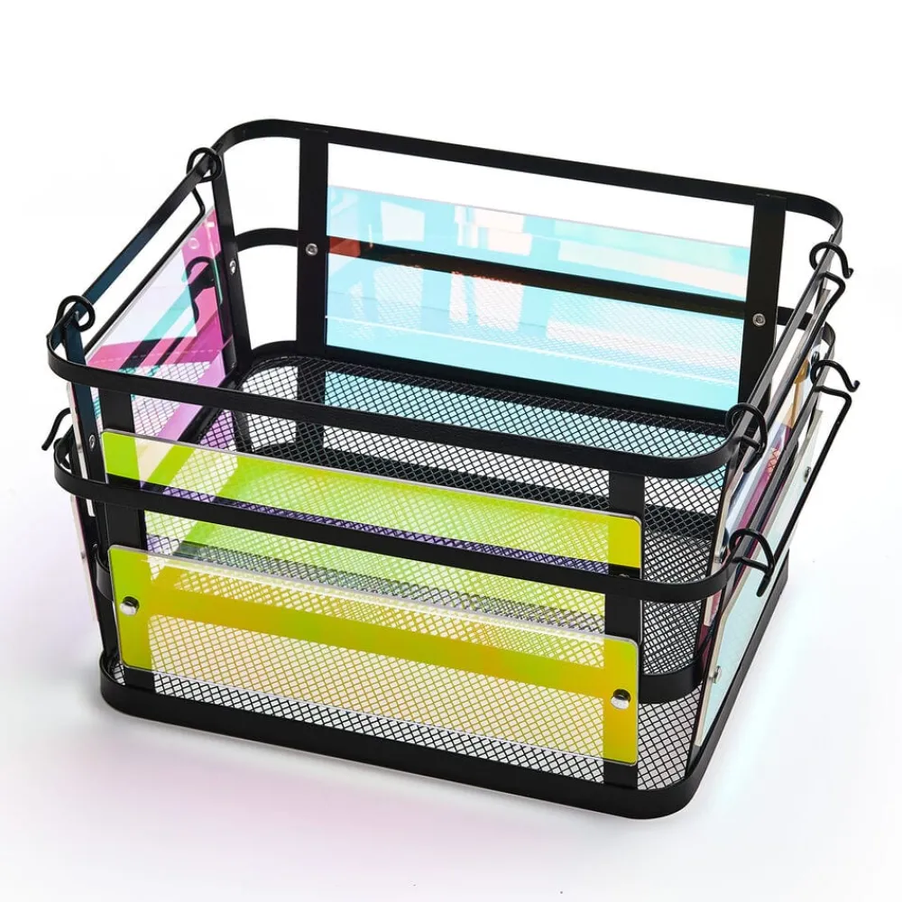 Gourmet Basics® Ava Iridescent Stackable Storage Basket- Fruit And Storage Baskets
