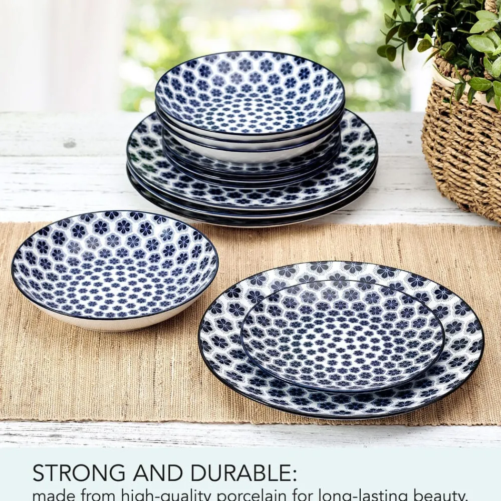Pfaltzgraff® Blooming Delight 12 Piece Dinnerware Set, Service for 4- Dinnerware Service For 4
