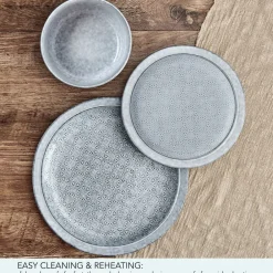 Pfaltzgraff® Blooming Meadow Blue 12 Piece Dinnerware Set, Service for 4- Dinnerware Service For 4