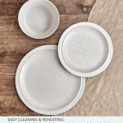 Pfaltzgraff® Blooming Meadow Cream 12 Piece Dinnerware Set, Service for 4- Dinnerware Service For 4