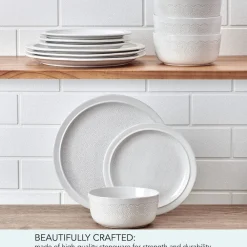 Pfaltzgraff® Blooming Meadow Cream 12 Piece Dinnerware Set, Service for 4- Dinnerware Service For 4