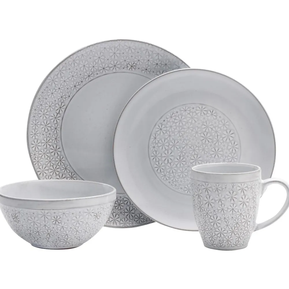 Pfaltzgraff® Blossom White 16 Piece Dinnerware Set, Service for 4- Dinnerware Service For 4