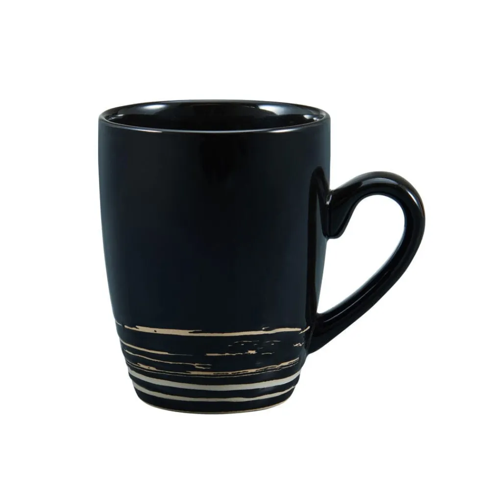 Pfaltzgraff® Bryson Black 16 Piece Dinnerware Set, Service for 4- Dinnerware Service For 4