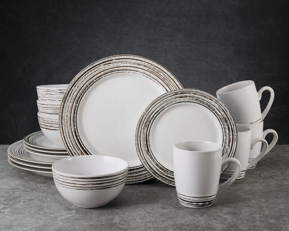 Pfaltzgraff® Bryson White 16 Piece Dinnerware Set, Service for 4- Dinnerware Service For 4