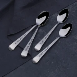 Towle® Living But First Coffee Set of 4 Mini Coffee Spoons- Openstock|Sets