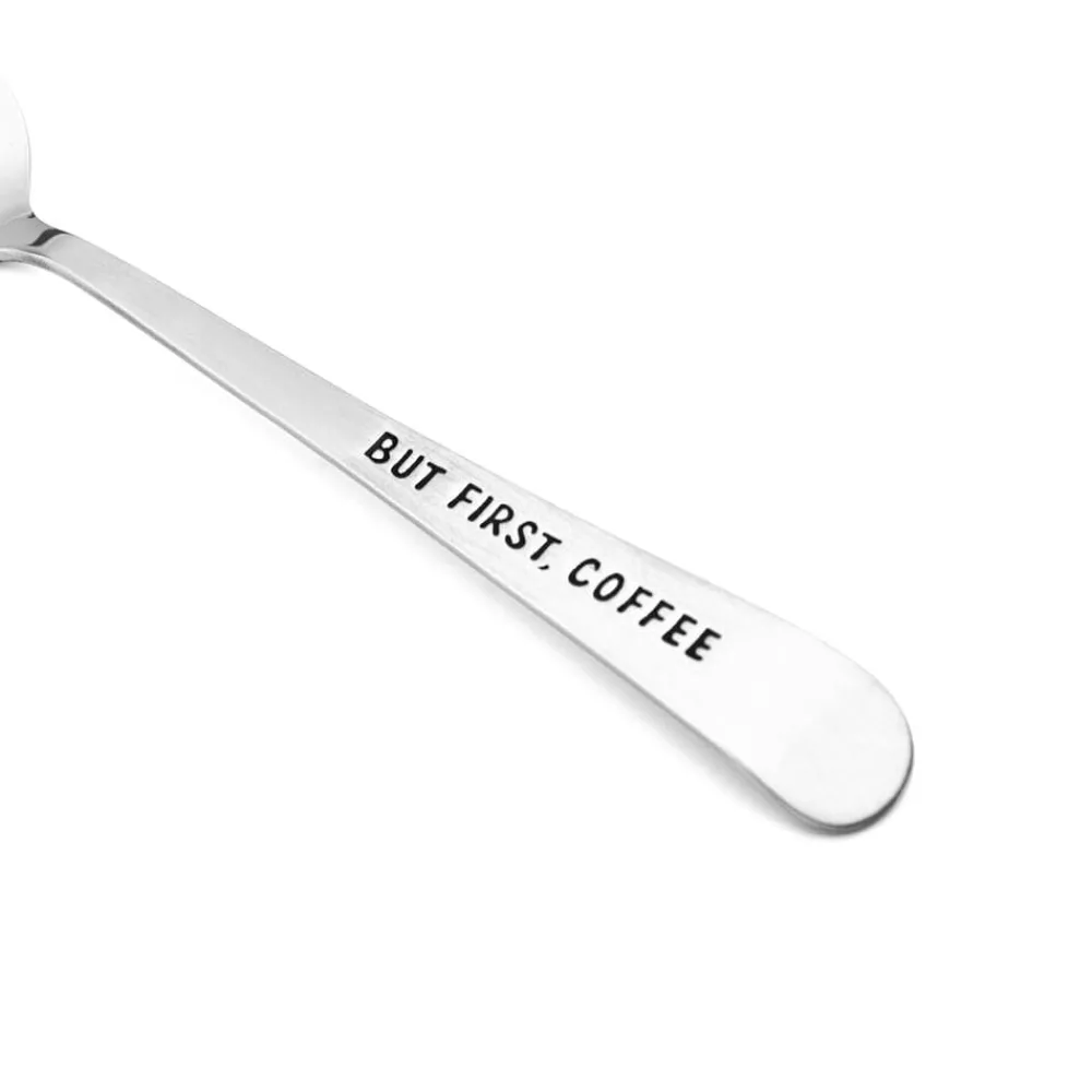 Towle® Living But First Coffee Set of 4 Mini Coffee Spoons- Openstock|Sets