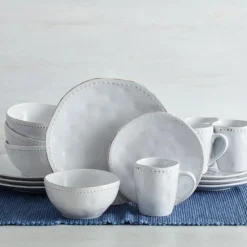 Pfaltzgraff® Canyon Bead Dinnerware Set- Dinnerware Service For 8|Dinnerware Service For 4