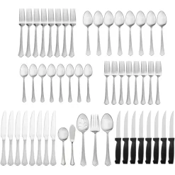 Pfaltzgraff® Capri Frost 53 Piece Flatware Set, Service for 8- Sets