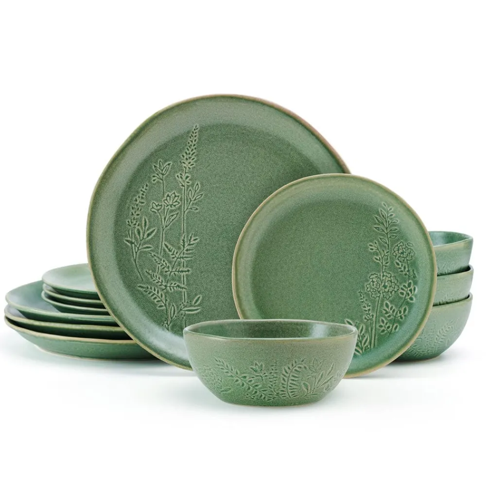 Pfaltzgraff® Carrie 12 Piece Dinnerware Set, Service for 4- Dinnerware Service For 4