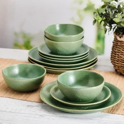 Pfaltzgraff® Carrie 12 Piece Dinnerware Set, Service for 4- Dinnerware Service For 4