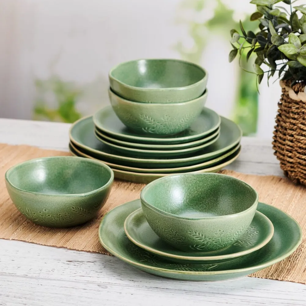 Pfaltzgraff® Carrie 12 Piece Dinnerware Set, Service for 4- Dinnerware Service For 4