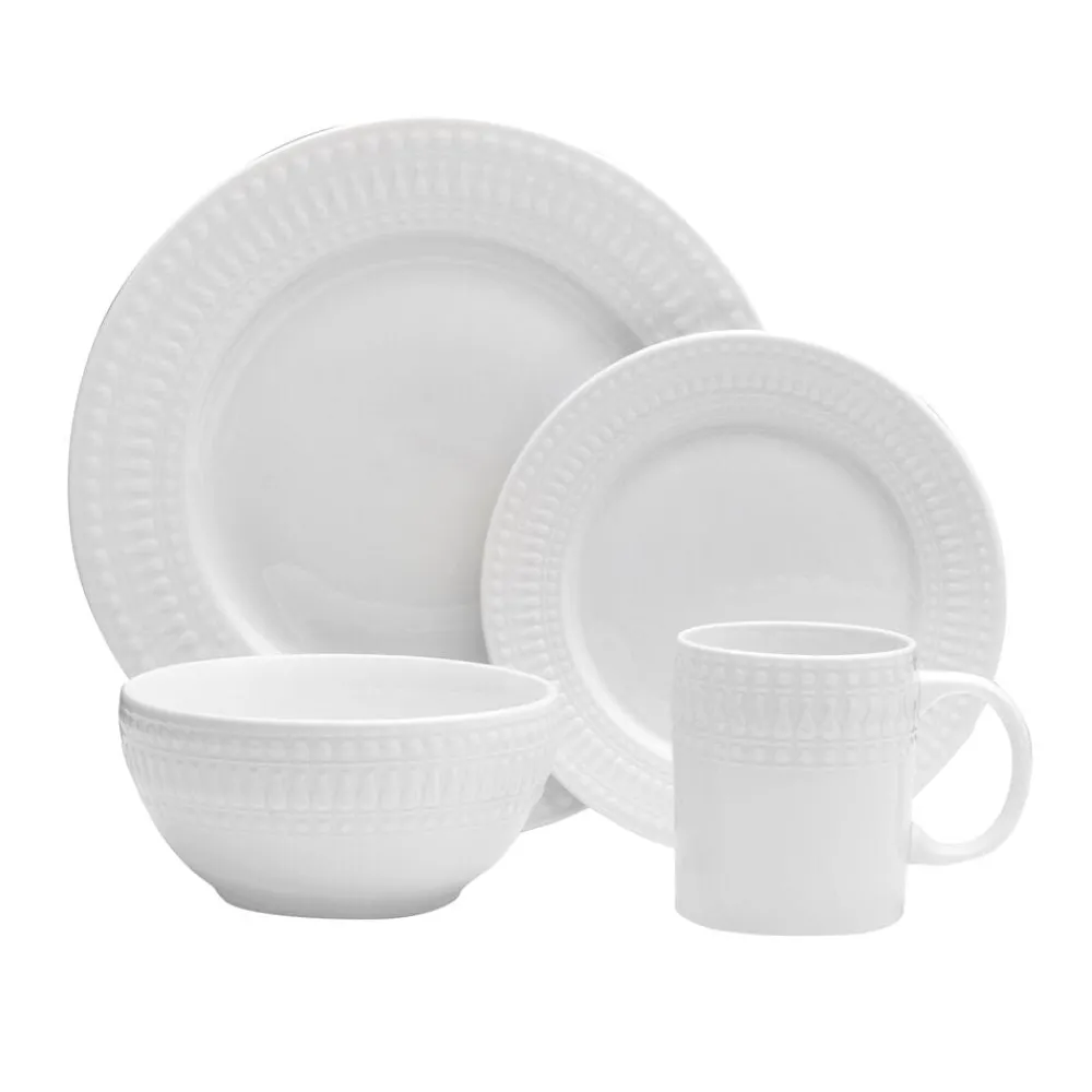 Pfaltzgraff® Cassandra 16 Piece Dinnerware Set, Service for 4- Dinnerware Service For 4