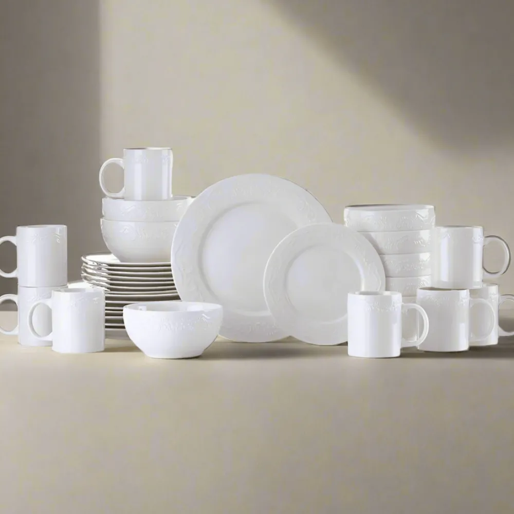Pfaltzgraff® Charlotte 32 Piece Dinnerware Set, Service for 8- Dinnerware Service For 8