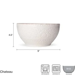 Pfaltzgraff® Chateau Cream Serving Bowl- Serve Bowls