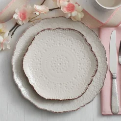 Pfaltzgraff® Chateau Cream Set of 4 Dinner Plates- Dinner Plates