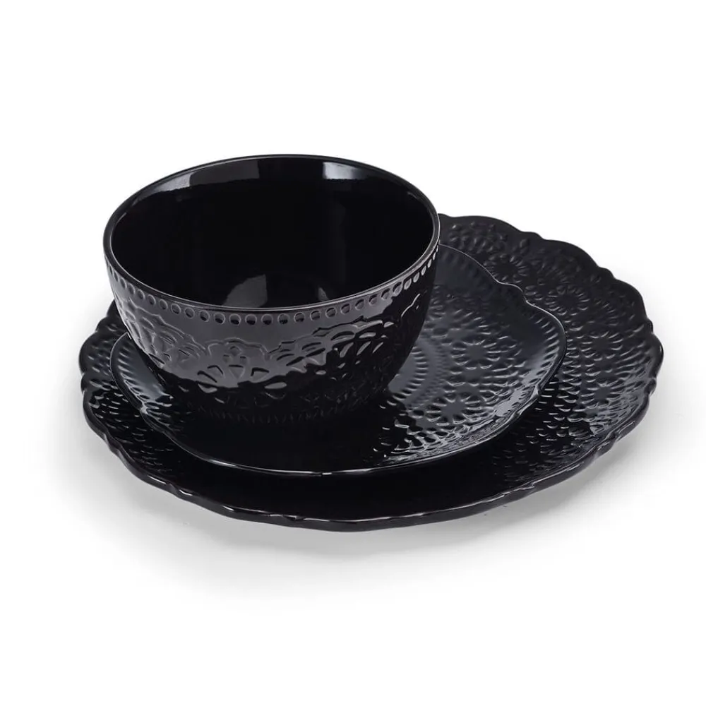 Pfaltzgraff® Chateau Midnight 12 Piece Dinnerware Set, Service for 4- Dinnerware Service For 4