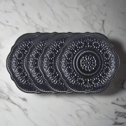 Pfaltzgraff® Chateau Midnight Set of 4 Salad Plates- Salad Plates