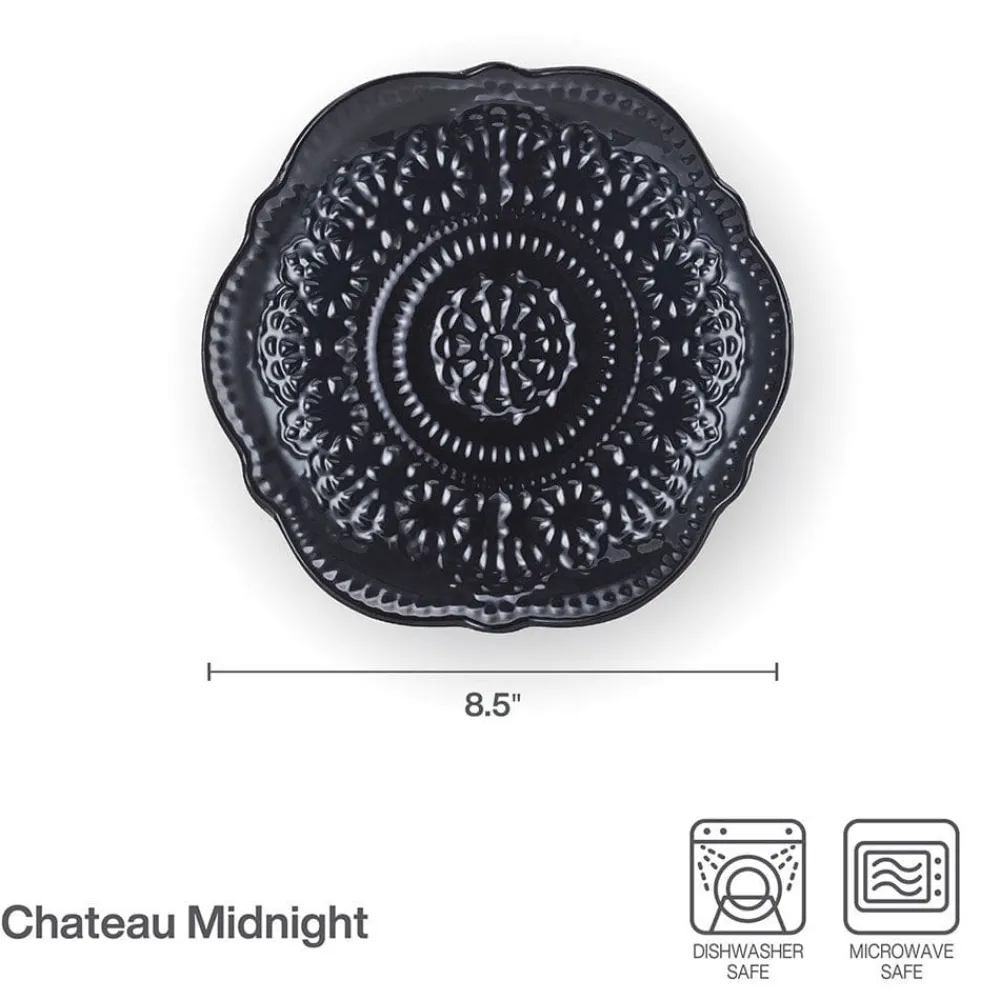 Pfaltzgraff® Chateau Midnight Set of 4 Salad Plates- Salad Plates