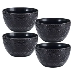 Pfaltzgraff® Chateau Midnight Set of 4 Soup Cereal Bowls- Soup Cereal Bowls