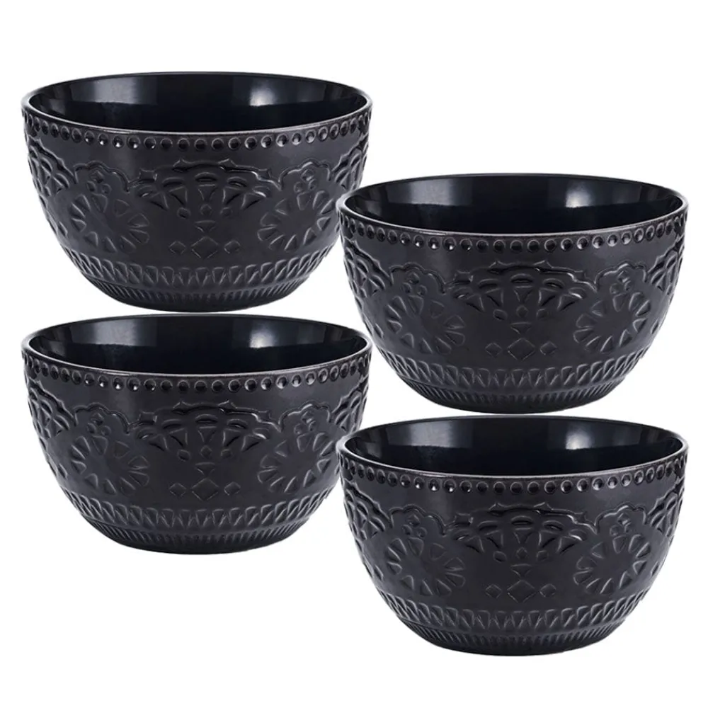 Pfaltzgraff® Chateau Midnight Set of 4 Soup Cereal Bowls- Soup Cereal Bowls