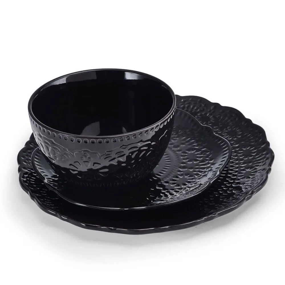 Pfaltzgraff® Chateau Midnight Set of 4 Soup Cereal Bowls- Soup Cereal Bowls