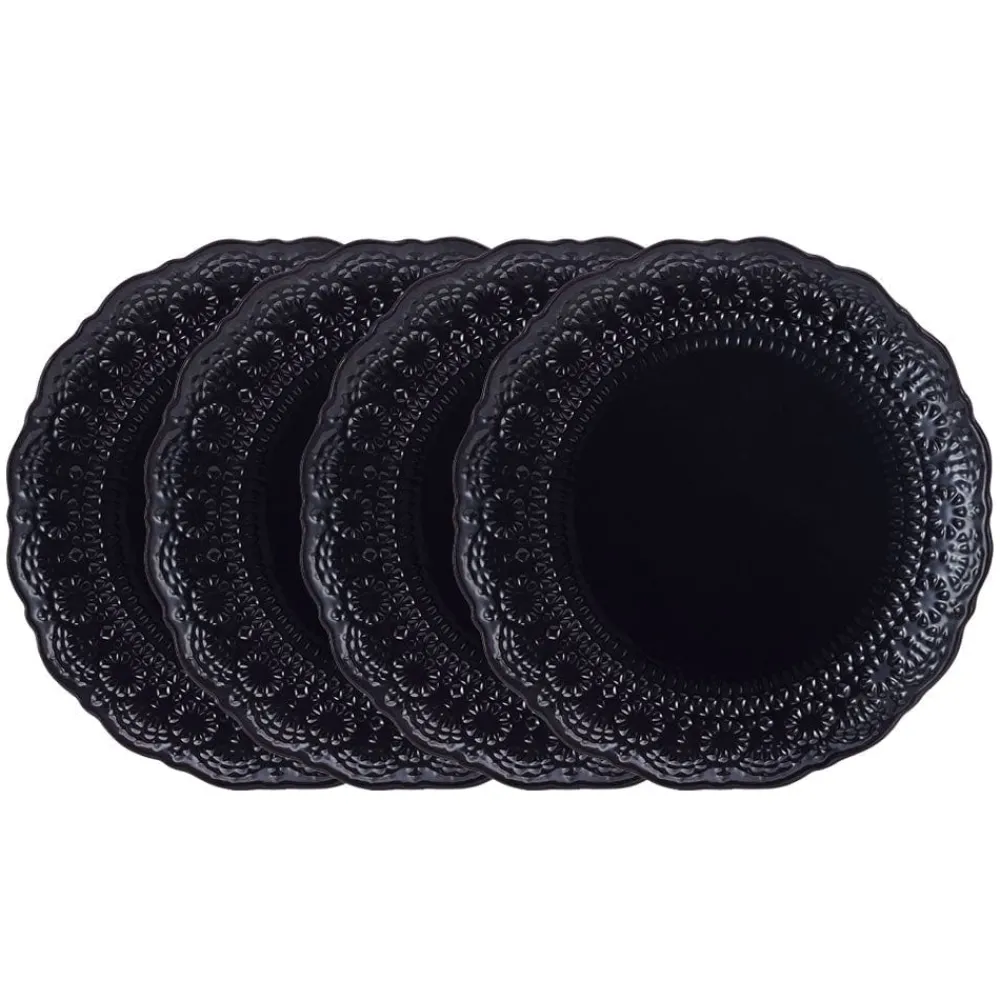 Pfaltzgraff® Chateau Midnight Set of 4 Dinner Plates- Dinner Plates