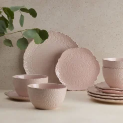 Pfaltzgraff® Chateau Pink 12 Piece Dinnerware Set, Service for 4- Dinnerware Service For 4