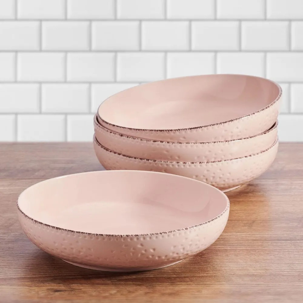 Pfaltzgraff® Chateau Pink Set of 4 Pasta Bowls- Pasta Bowls