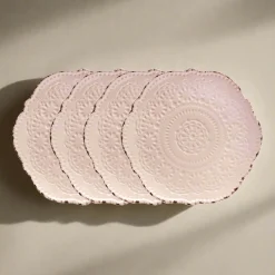 Pfaltzgraff® Chateau Pink Set of 4 Salad Plates- Salad Plates