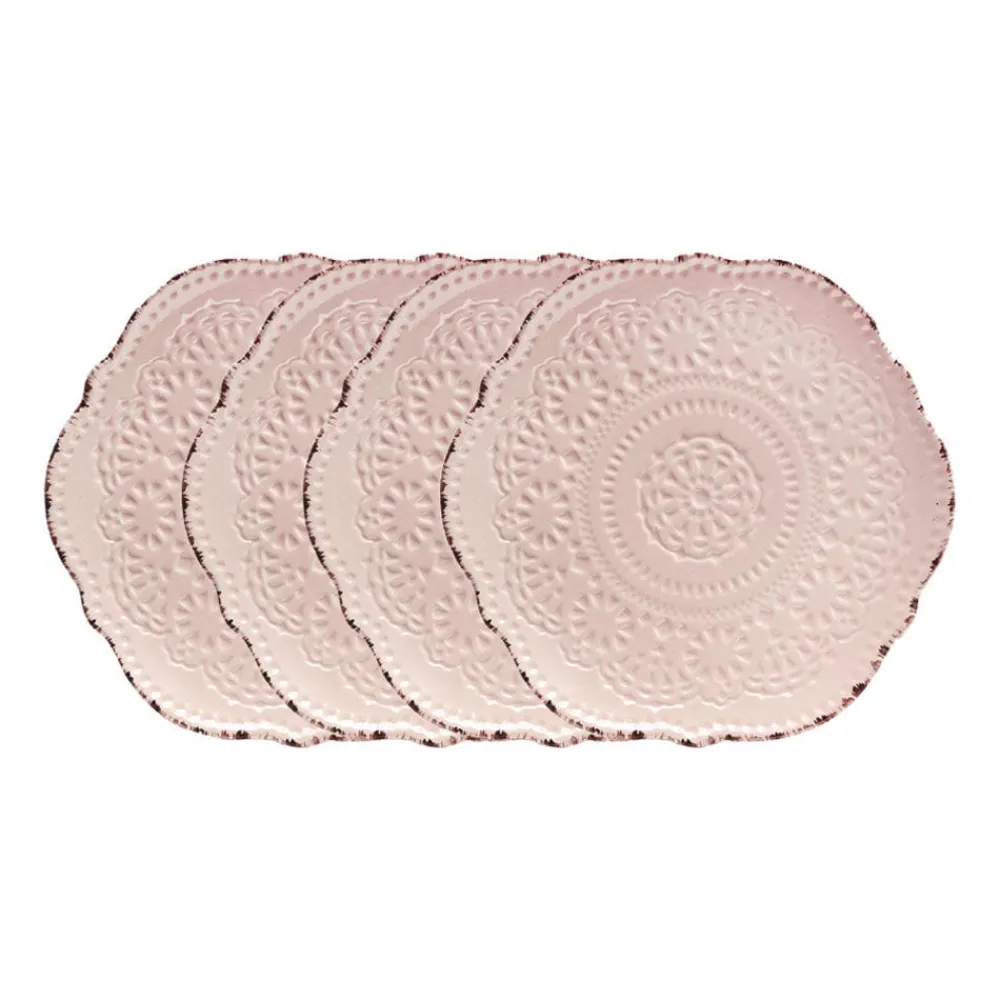 Pfaltzgraff® Chateau Pink Set of 4 Salad Plates- Salad Plates
